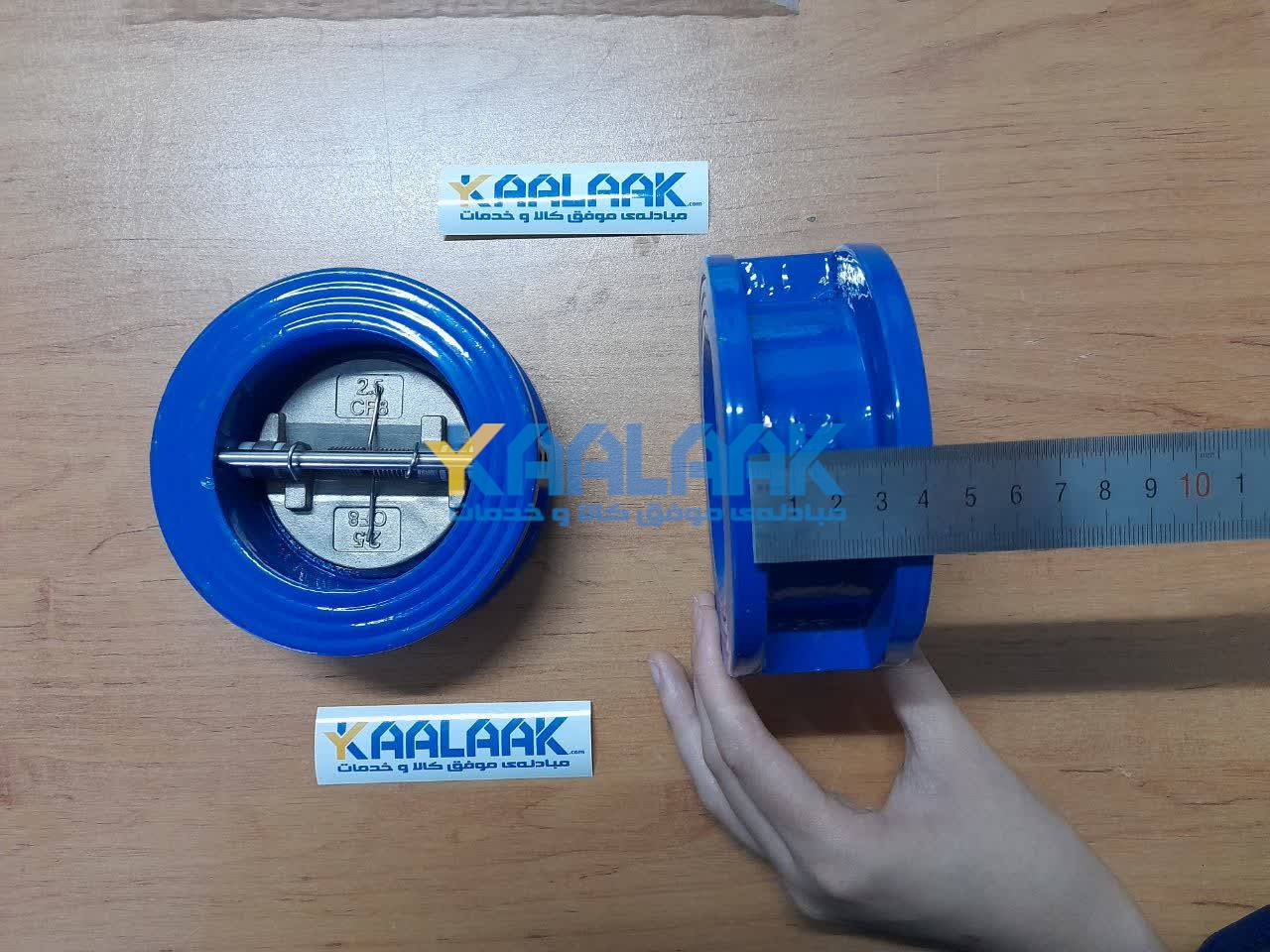 شیر یکطرفه DN65 با فشار16 دو پلت صنعت گستر شایسته